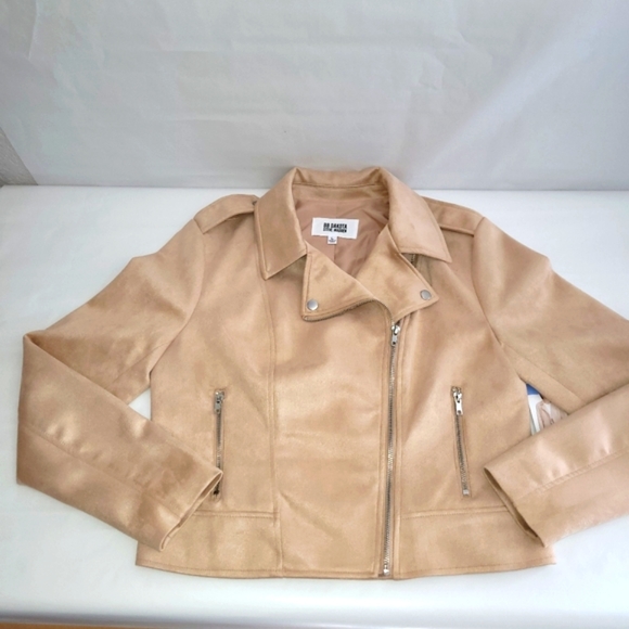 NWT BB Dakota by Steve Madden Ladies Vegan Suede Moto Jacket - Picture 15 of 15